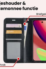 NoXx NoXx Google Pixel 11 Pro Hoesje Bookcase Met 2x Screenprotector - Zwart