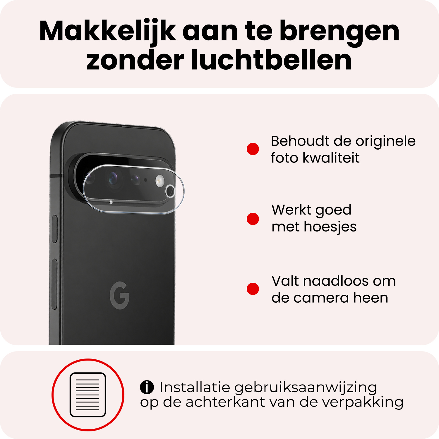 NoXx NoXx Google Pixel 11 Pro XL Camera Screenprotector