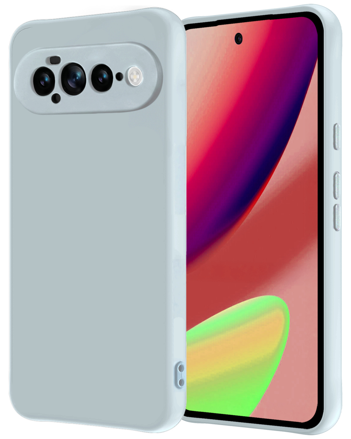 NoXx NoXx Google Pixel 11 Pro XL Hoesje Siliconen - Lichtblauw