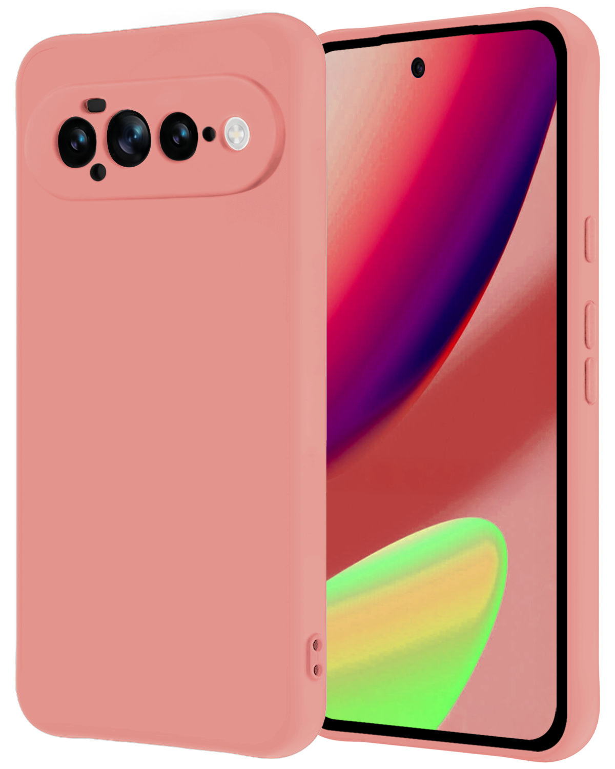 NoXx NoXx Google Pixel 11 Pro XL Hoesje Siliconen - Lichtroze