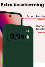 NoXx NoXx Google Pixel 11 Pro XL Hoesje Siliconen - Donkergroen - 2 PACK