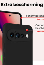 NoXx NoXx Google Pixel 11 Pro XL Hoesje Siliconen - Zwart - 2 PACK