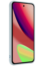 NoXx NoXx Google Pixel 11 Pro XL Hoesje Siliconen Met Screenprotector - Lichtblauw