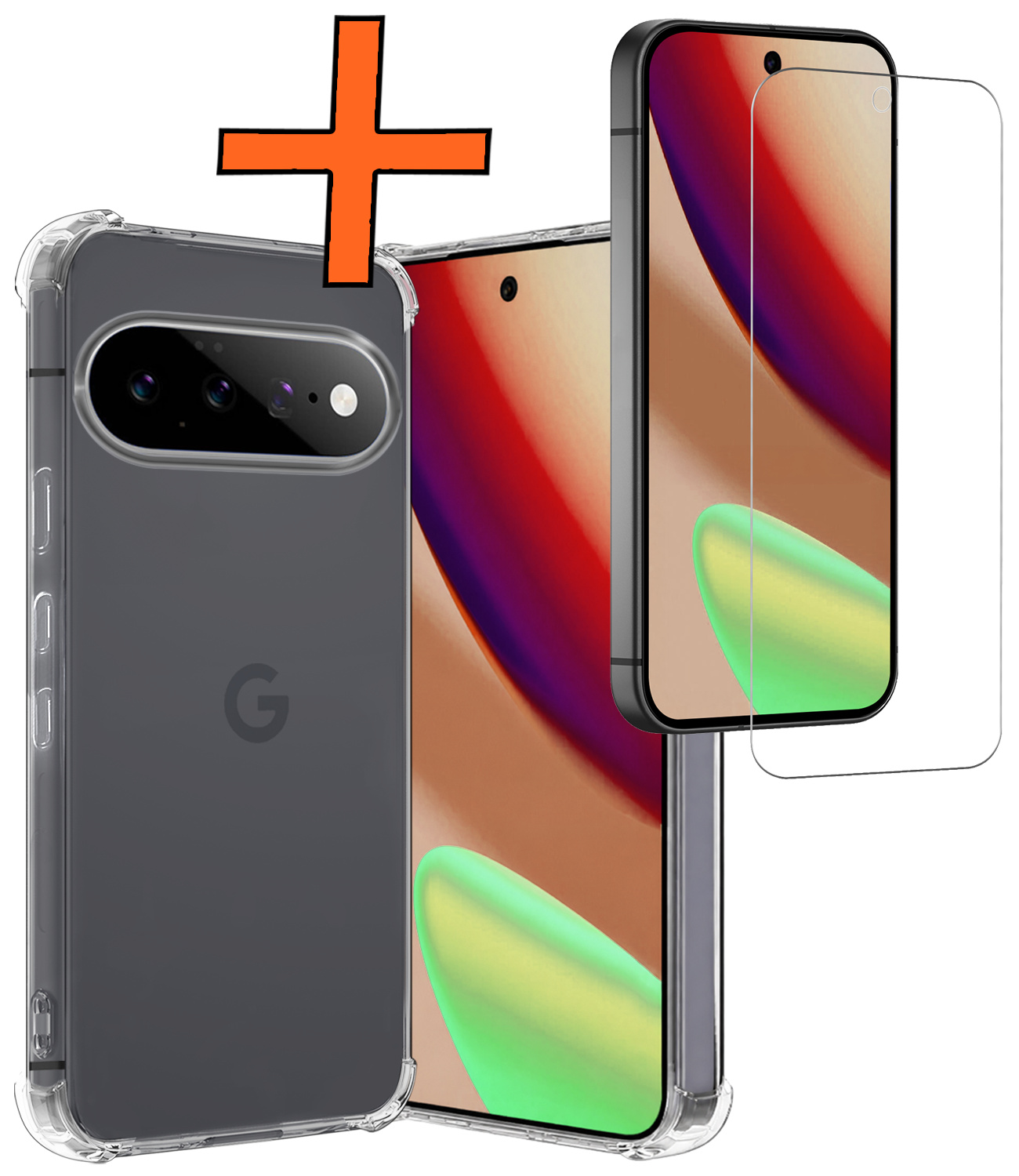 Nomfy Nomfy Google Pixel 11 Hoesje Shockproof Met Screenprotector