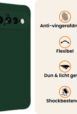 Nomfy Nomfy Google Pixel 11 Hoesje Siliconen - Donkergroen