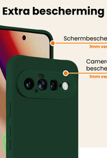 Nomfy Nomfy Google Pixel 11 Hoesje Siliconen - Donkergroen