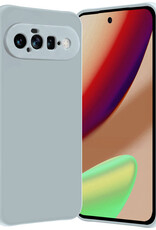 Nomfy Nomfy Google Pixel 11 Hoesje Siliconen - Lichtblauw