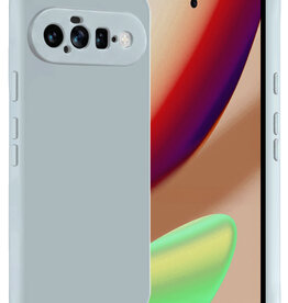 Nomfy Nomfy Google Pixel 11 Hoesje Siliconen - Lichtblauw