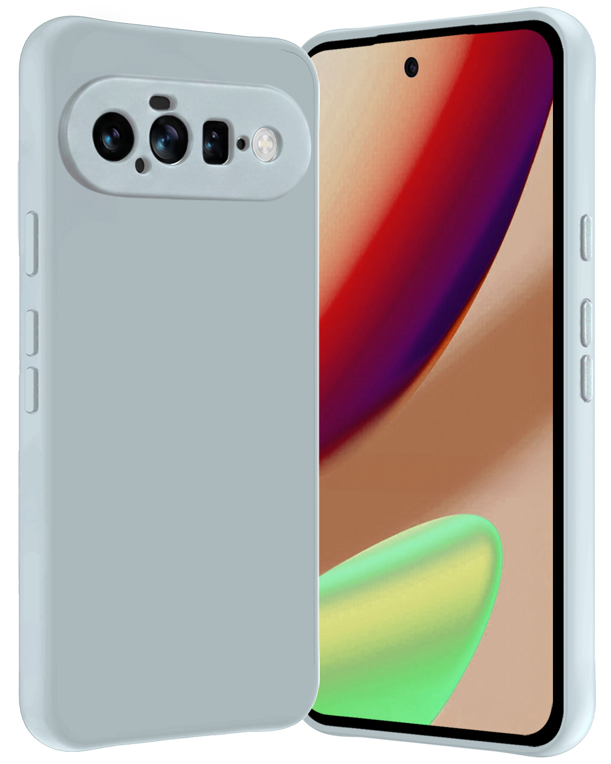 Nomfy Nomfy Google Pixel 11 Hoesje Siliconen - Lichtblauw