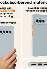 Nomfy Nomfy Google Pixel 11 Hoesje Siliconen - Lichtblauw