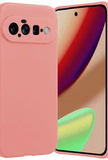 Nomfy Nomfy Google Pixel 11 Hoesje Siliconen - Lichtroze