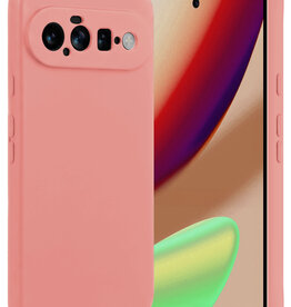 Nomfy Nomfy Google Pixel 11 Hoesje Siliconen - Lichtroze