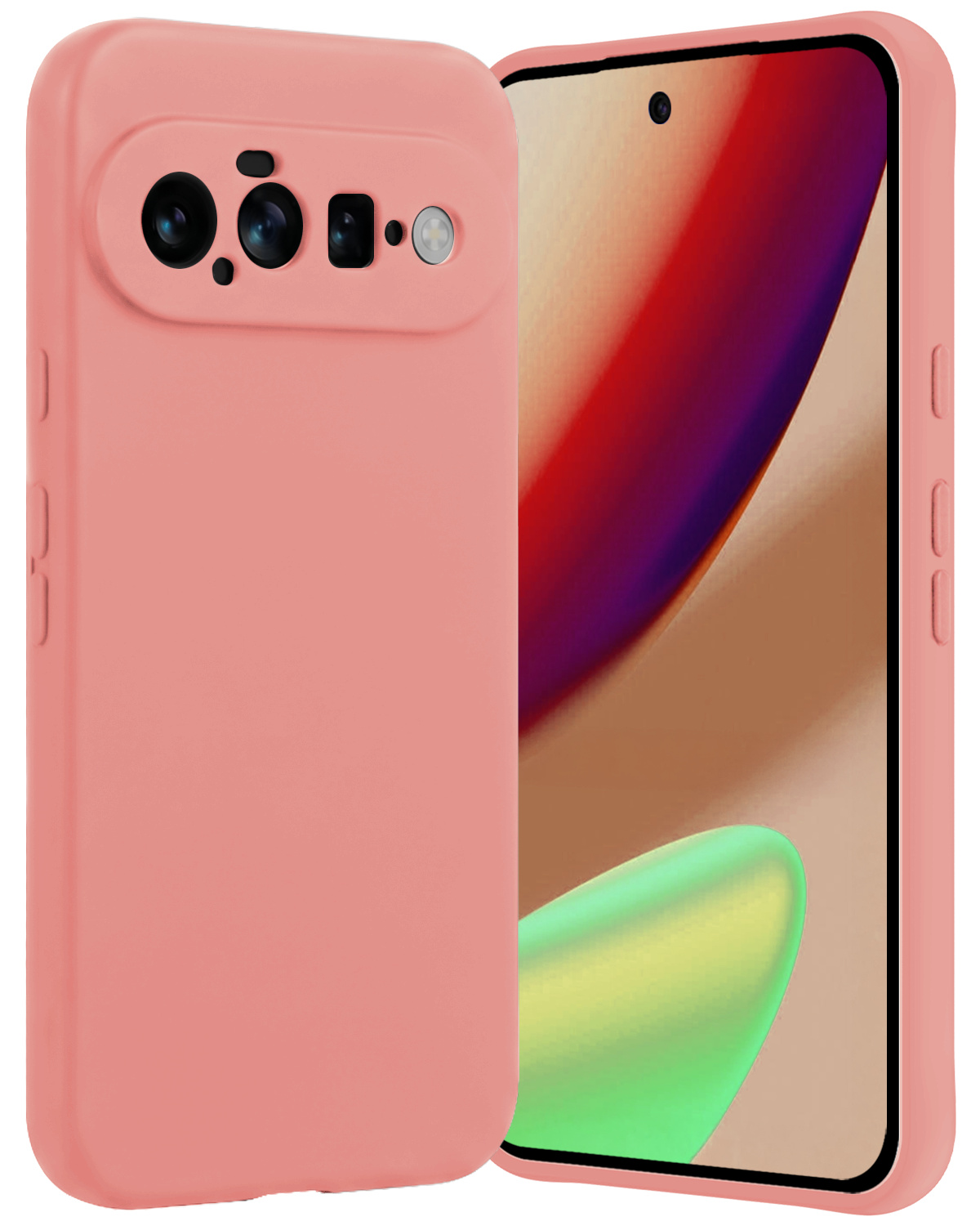 Nomfy Nomfy Google Pixel 11 Hoesje Siliconen - Lichtroze
