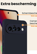 Nomfy Nomfy Google Pixel 11 Hoesje Siliconen - Donkerblauw - 2 PACK