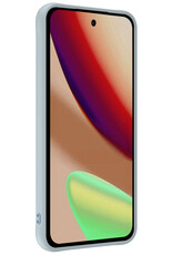 Nomfy Nomfy Google Pixel 11 Hoesje Siliconen - Lichtblauw - 2 PACK