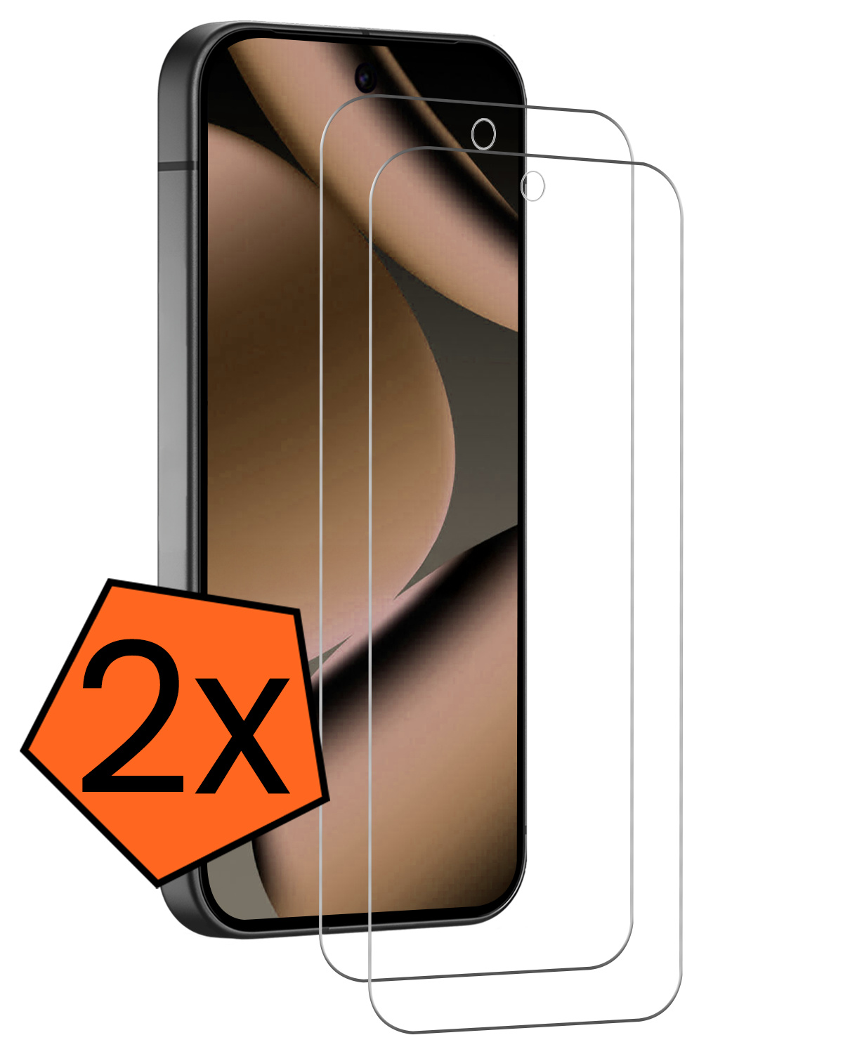 Nomfy Nomfy Google Pixel 11 Pro Screenprotector Glas - 2 PACK