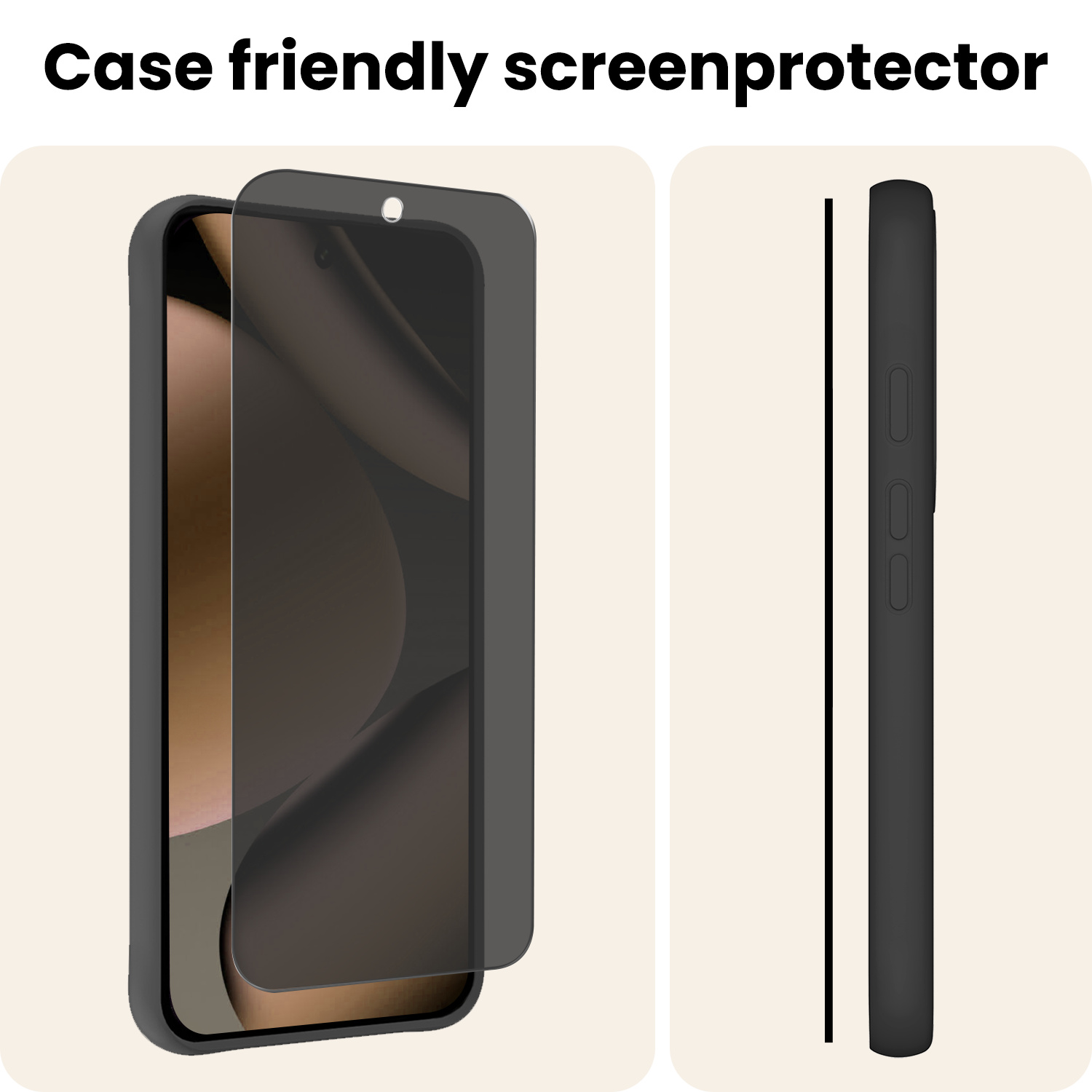 Nomfy Nomfy Google Pixel 11 Pro Screenprotector Glas Privacy - 2 PACK