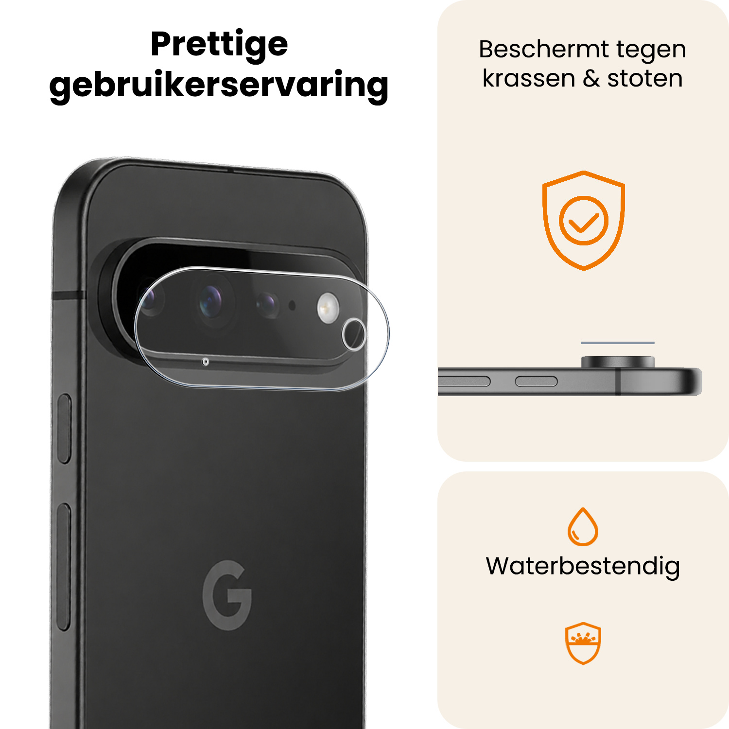 Nomfy Nomfy Google Pixel 11 Pro Camera Screenprotector - 2 PACK
