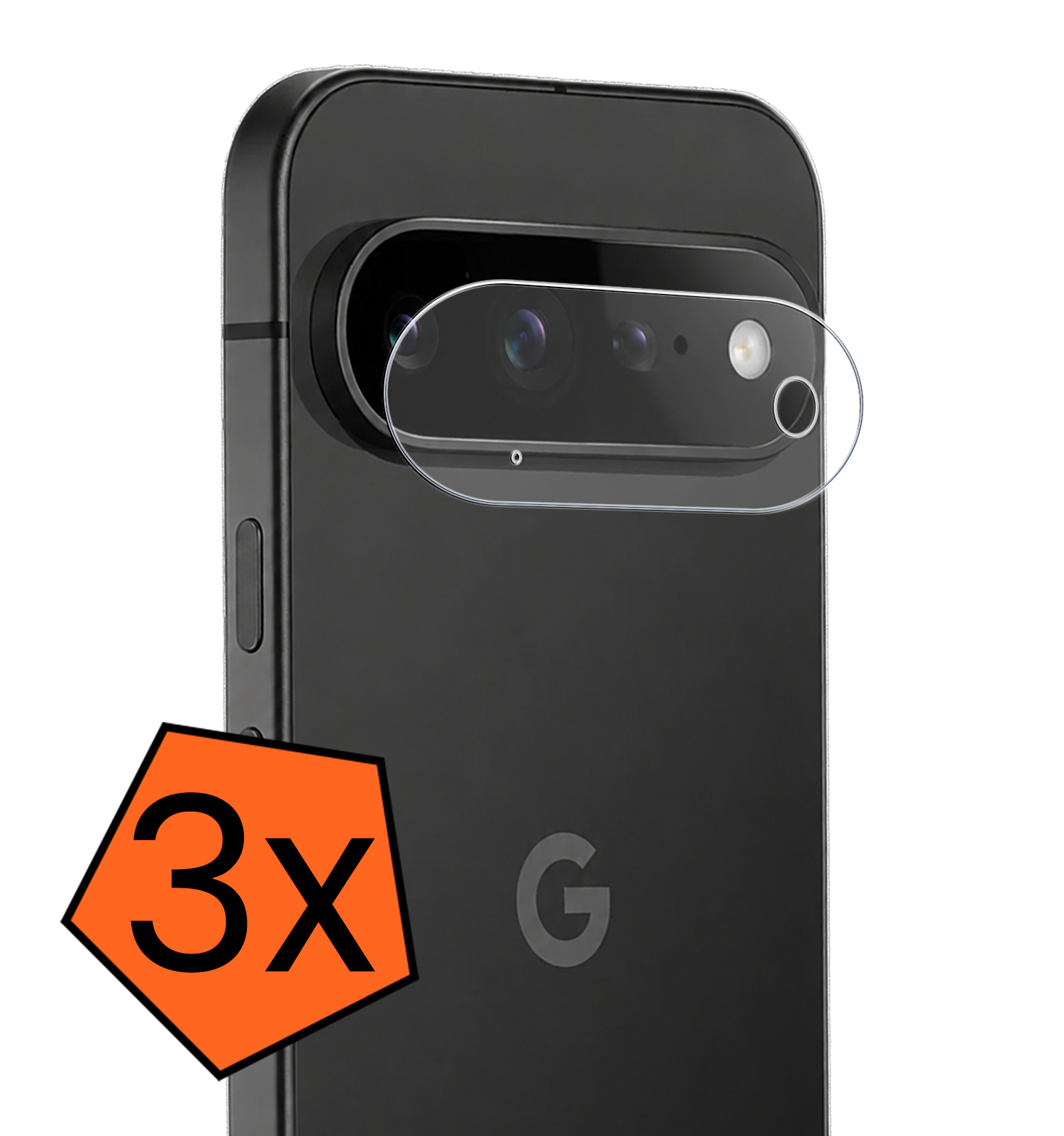 Nomfy Nomfy Google Pixel 11 Pro Camera Screenprotector - 3 PACK