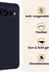 Nomfy Nomfy Google Pixel 11 Pro Hoesje Siliconen - Donkerblauw