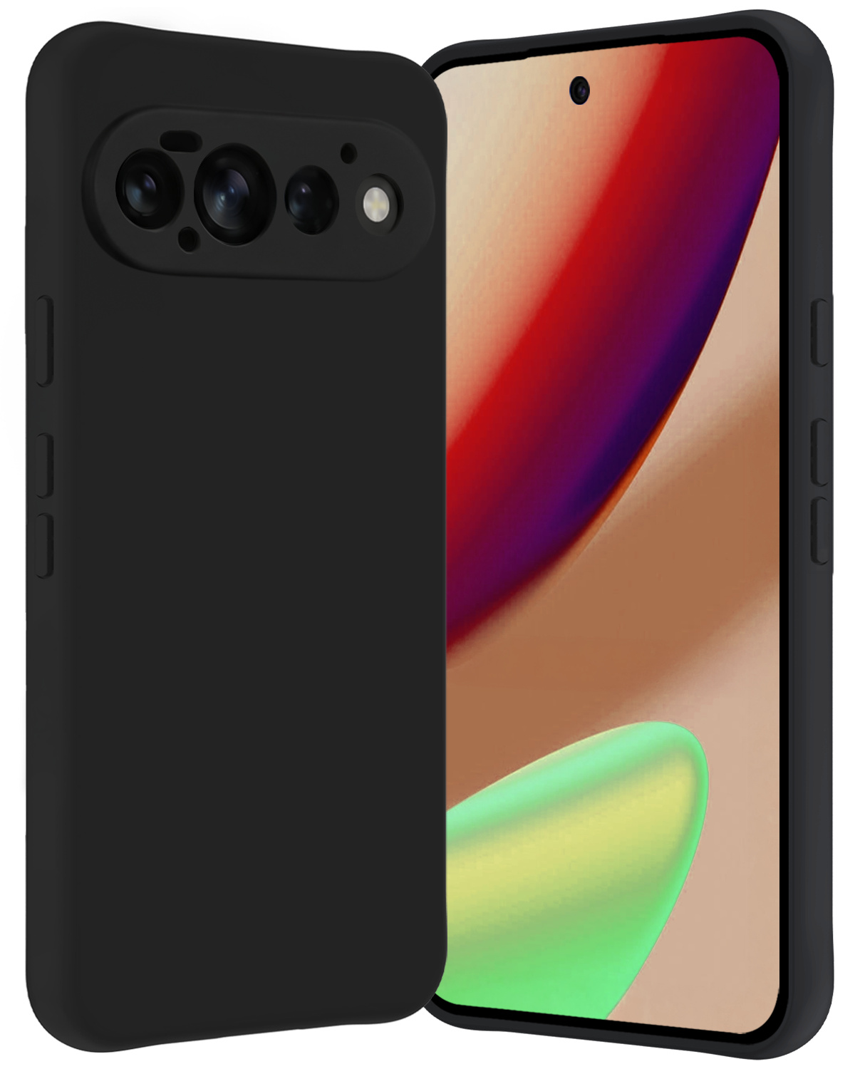Nomfy Nomfy Google Pixel 11 Pro Hoesje Siliconen - Zwart