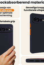 Nomfy Nomfy Google Pixel 11 Pro Hoesje Siliconen - Donkerblauw - 2 PACK