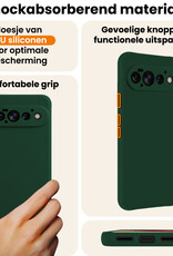 Nomfy Nomfy Google Pixel 11 Pro Hoesje Siliconen - Donkergroen - 2 PACK