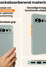 Nomfy Nomfy Google Pixel 11 Pro Hoesje Siliconen - Lichtblauw - 2 PACK