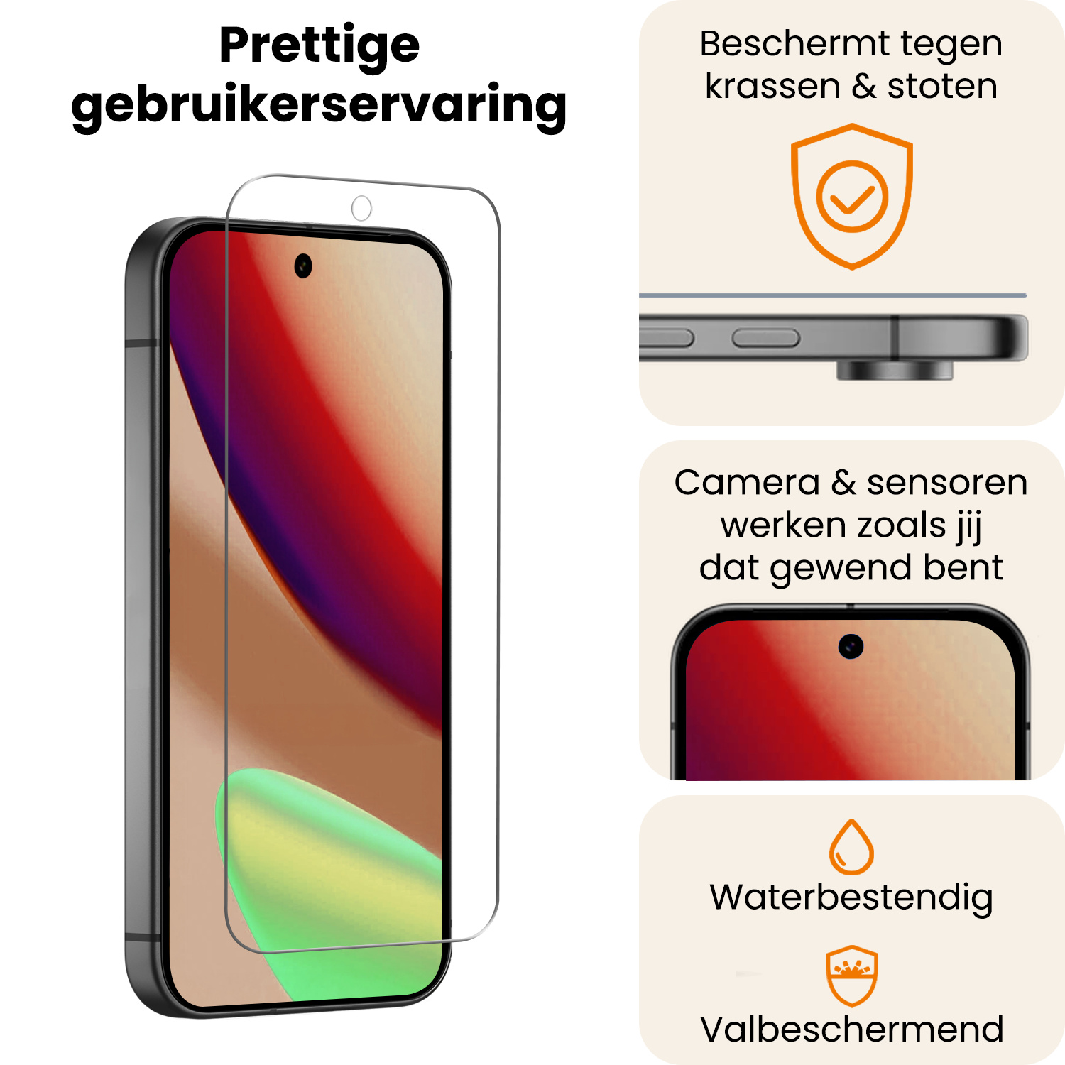 Nomfy Nomfy Google Pixel 11 Pro XL Screenprotector Glas - 2 PACK