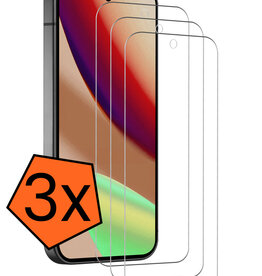 Nomfy Nomfy Google Pixel 11 Pro XL Screenprotector Glas - 3 PACK