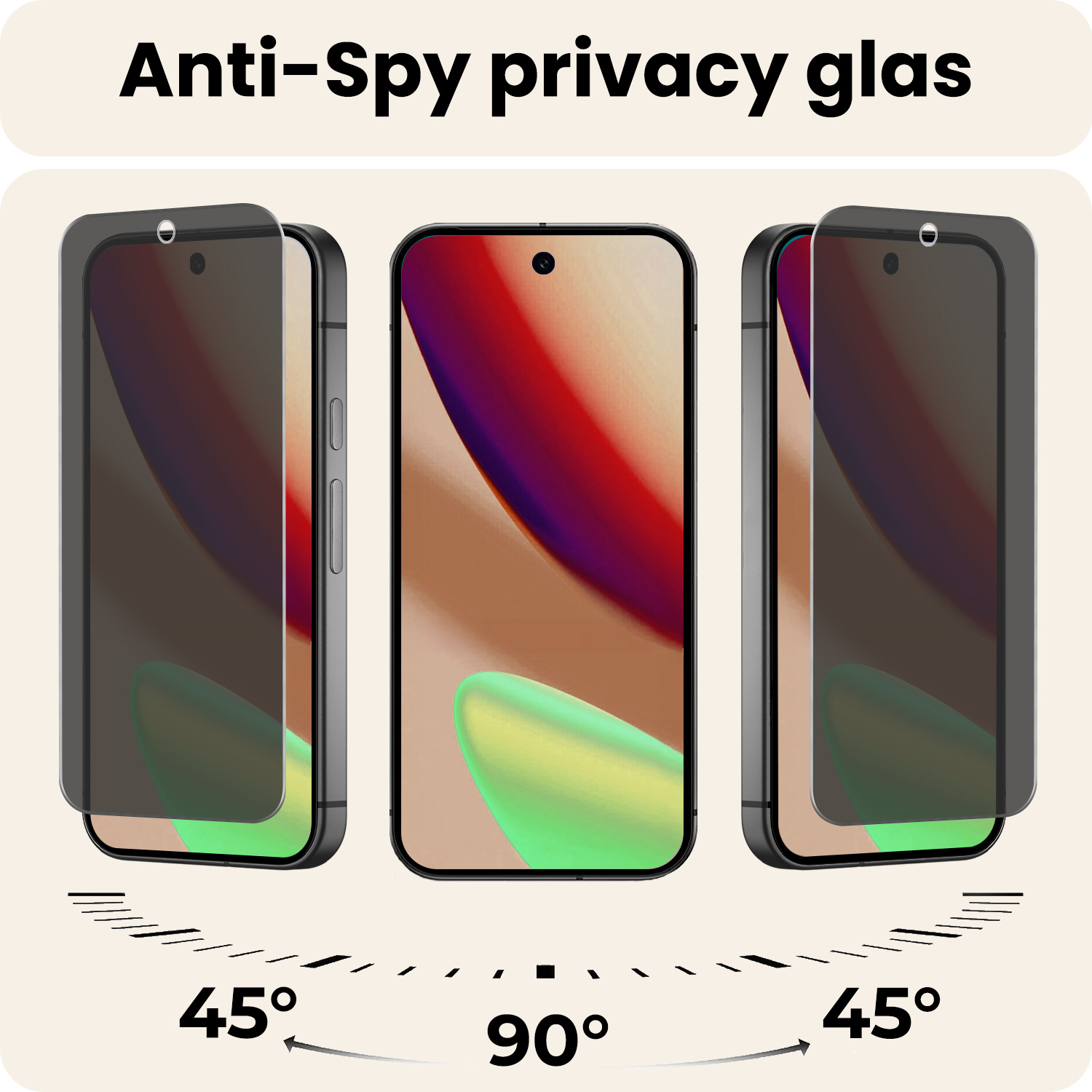 Nomfy Nomfy Google Pixel 11 Pro XL Screenprotector Glas Privacy