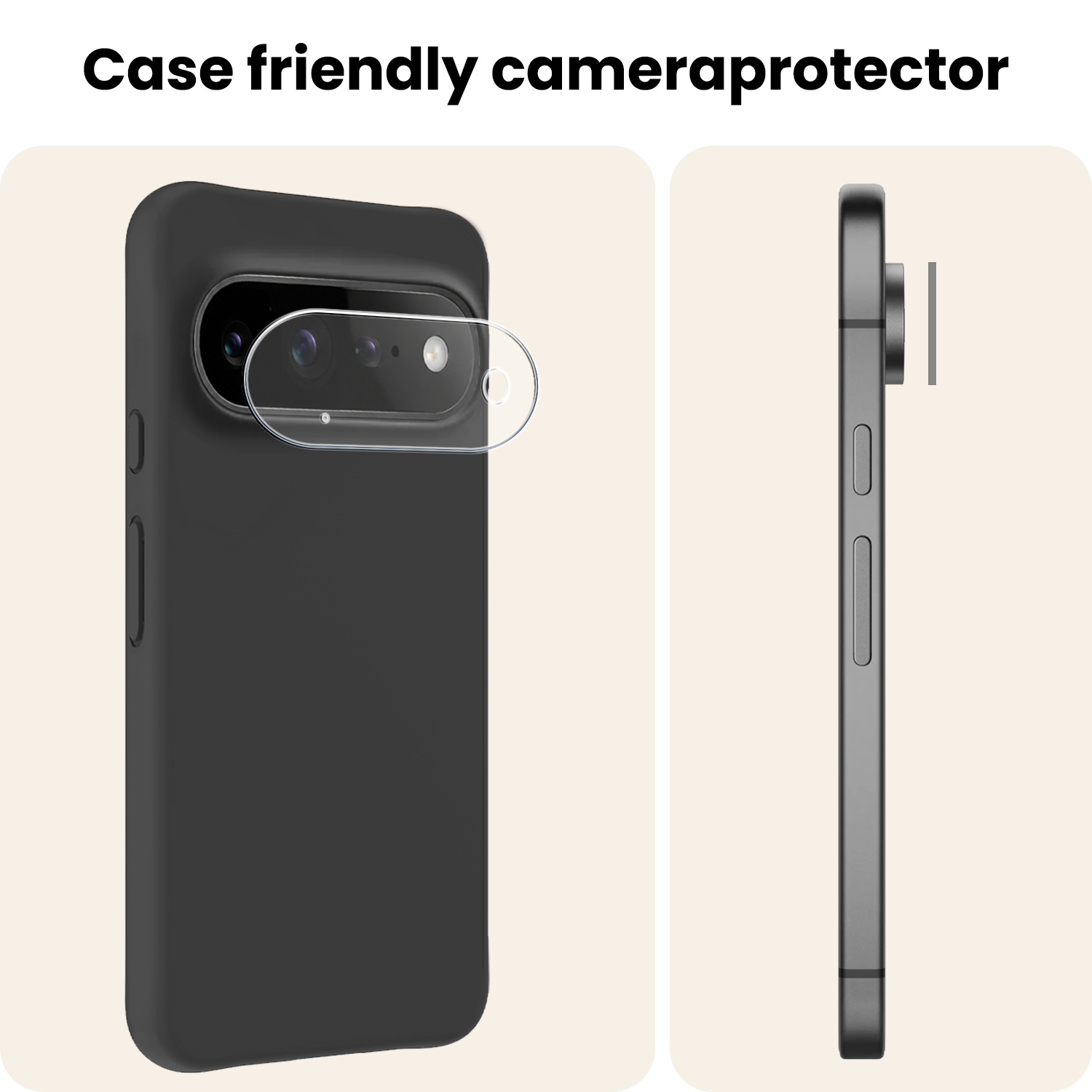 Nomfy Nomfy Google Pixel 11 Pro XL Camera Screenprotector - 3 PACK