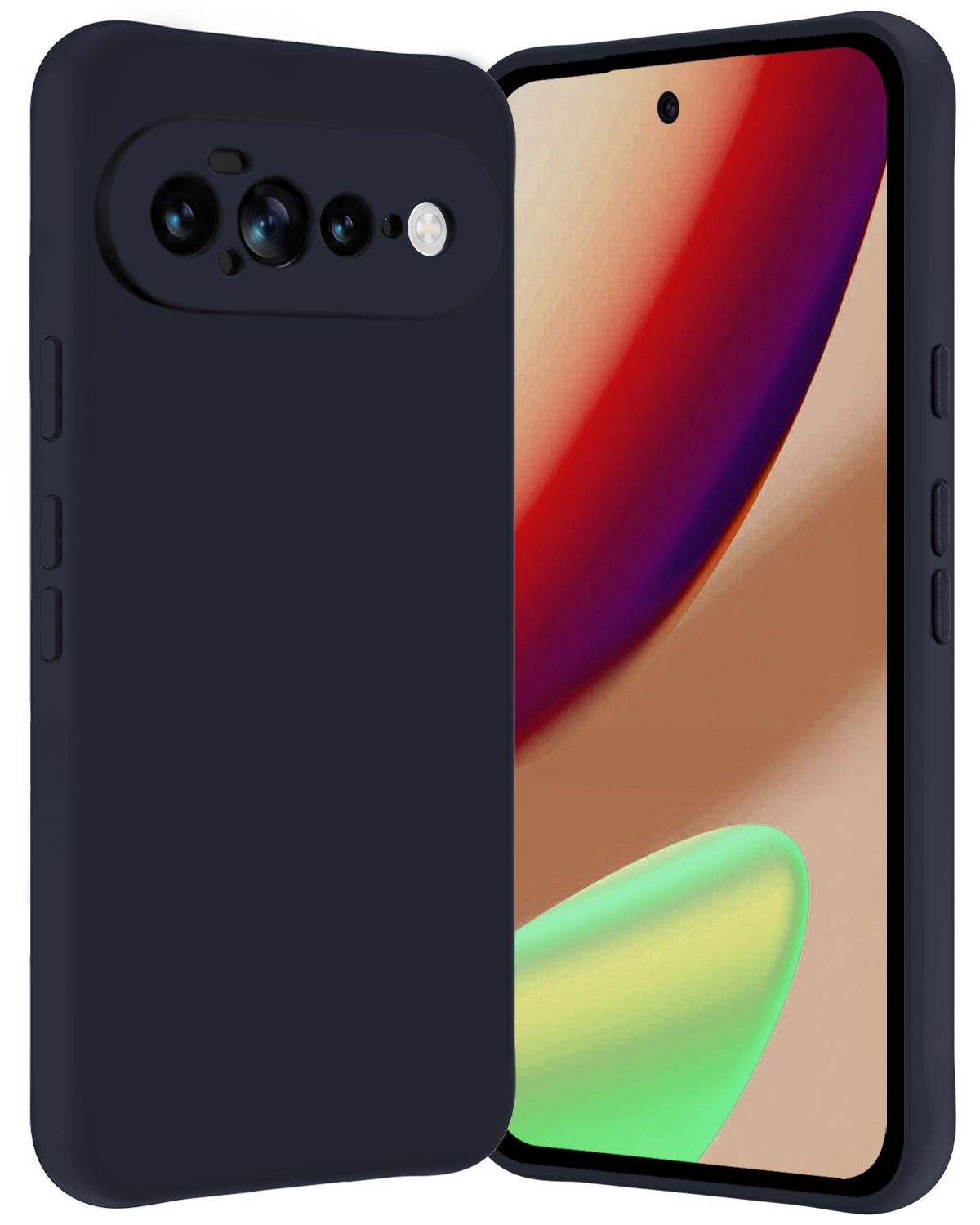Nomfy Nomfy Google Pixel 11 Pro XL Hoesje Siliconen - Donkerblauw