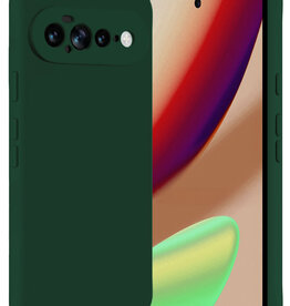 Nomfy Nomfy Google Pixel 11 Pro XL Hoesje Siliconen - Donkergroen