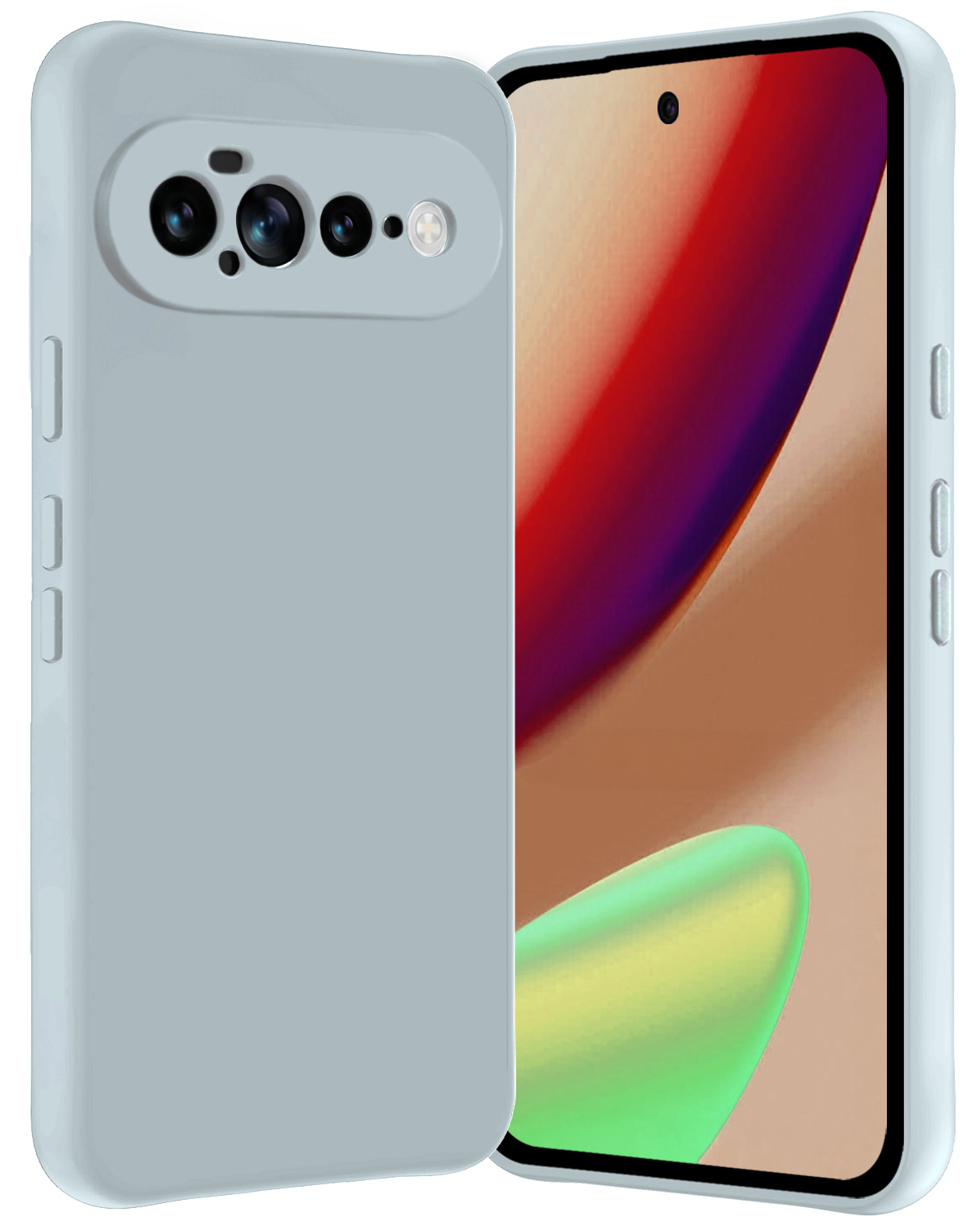 Nomfy Nomfy Google Pixel 11 Pro XL Hoesje Siliconen - Lichtblauw