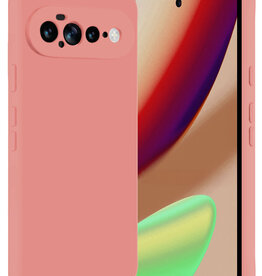Nomfy Nomfy Google Pixel 11 Pro XL Hoesje Siliconen - Lichtroze