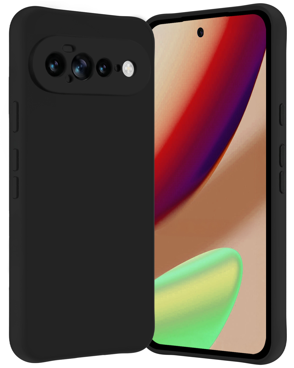 Nomfy Nomfy Google Pixel 11 Pro XL Hoesje Siliconen - Zwart