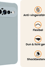 Nomfy Nomfy Google Pixel 11 Pro XL Hoesje Siliconen - Lichtblauw - 2 PACK