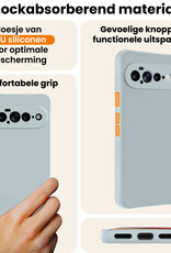Nomfy Nomfy Google Pixel 11 Pro XL Hoesje Siliconen - Lichtblauw - 2 PACK