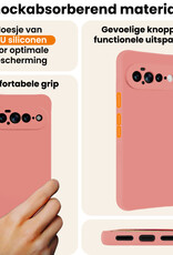 Nomfy Nomfy Google Pixel 11 Pro XL Hoesje Siliconen - Lichtroze - 2 PACK