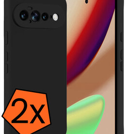 Nomfy Nomfy Google Pixel 11 Pro XL Hoesje Siliconen - Zwart - 2 PACK