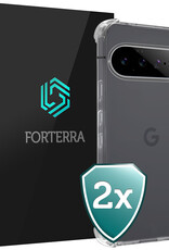Forterra Forterra Google Pixel 11 Hoesje Shockproof - Transparant - 2 PACK
