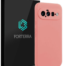 Forterra Forterra Google Pixel 11 Hoesje Siliconen - Lichtroze