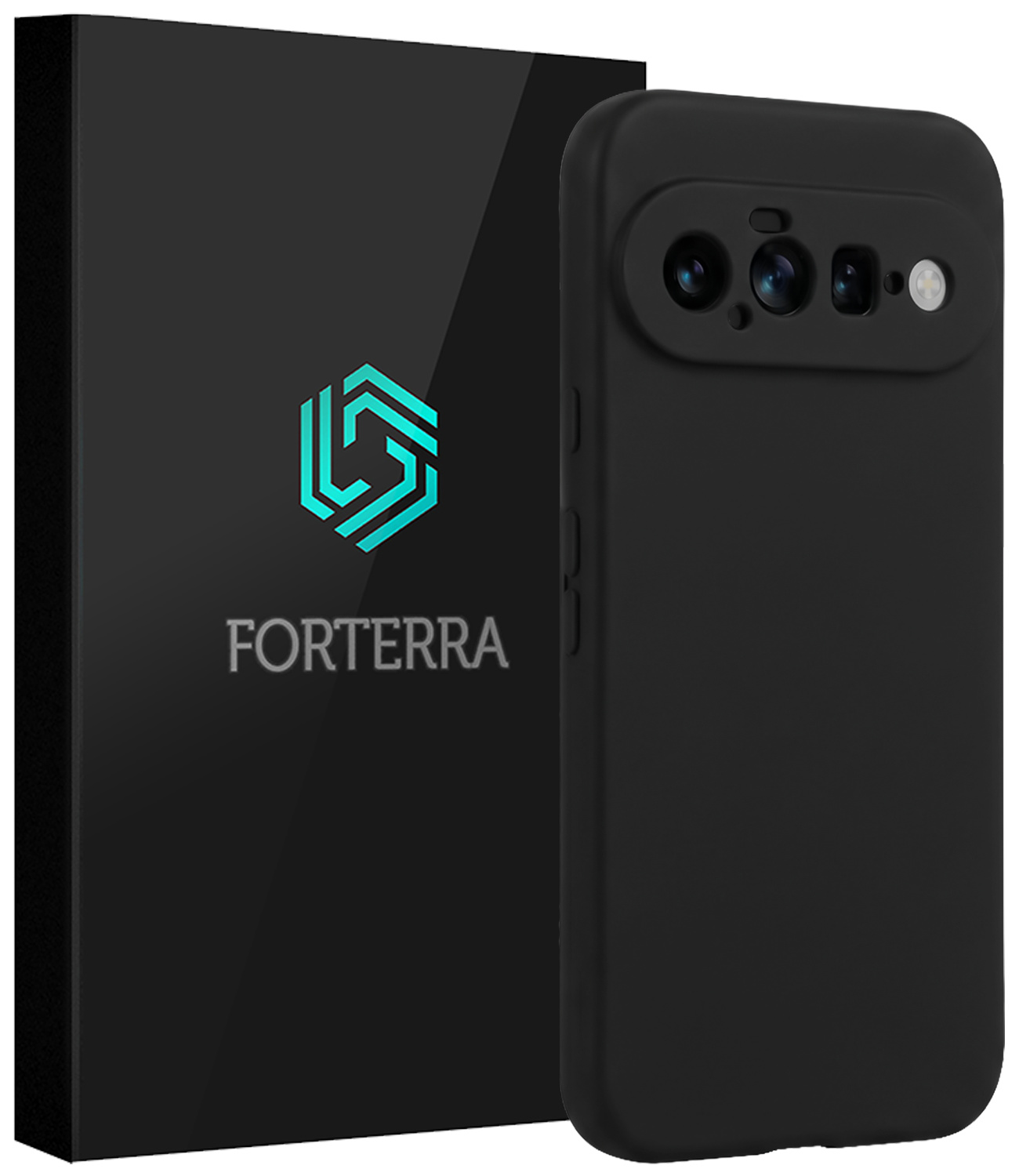 Forterra Forterra Google Pixel 11 Hoesje Siliconen - Zwart