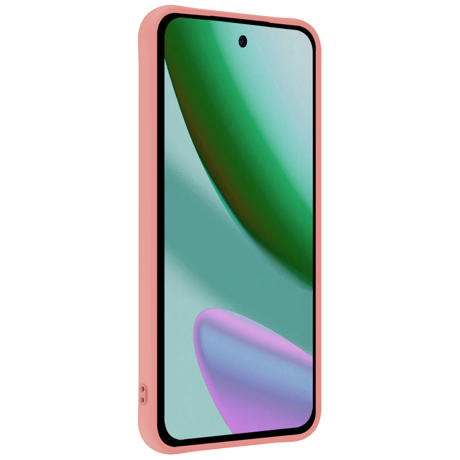 Forterra Forterra Google Pixel 11 Hoesje Siliconen Met Screenprotector - Lichtroze