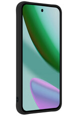 Forterra Forterra Google Pixel 11 Hoesje Siliconen Met Screenprotector - Zwart