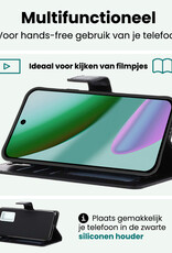 Forterra Forterra Google Pixel 11 Hoesje Bookcase Met Screenprotector - Zwart