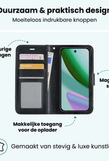 Forterra Forterra Google Pixel 11 Hoesje Bookcase Met Screenprotector - Zwart