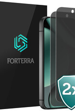 Forterra Forterra Google Pixel 11 Pro Screenprotector Glas Privacy - 2 PACK