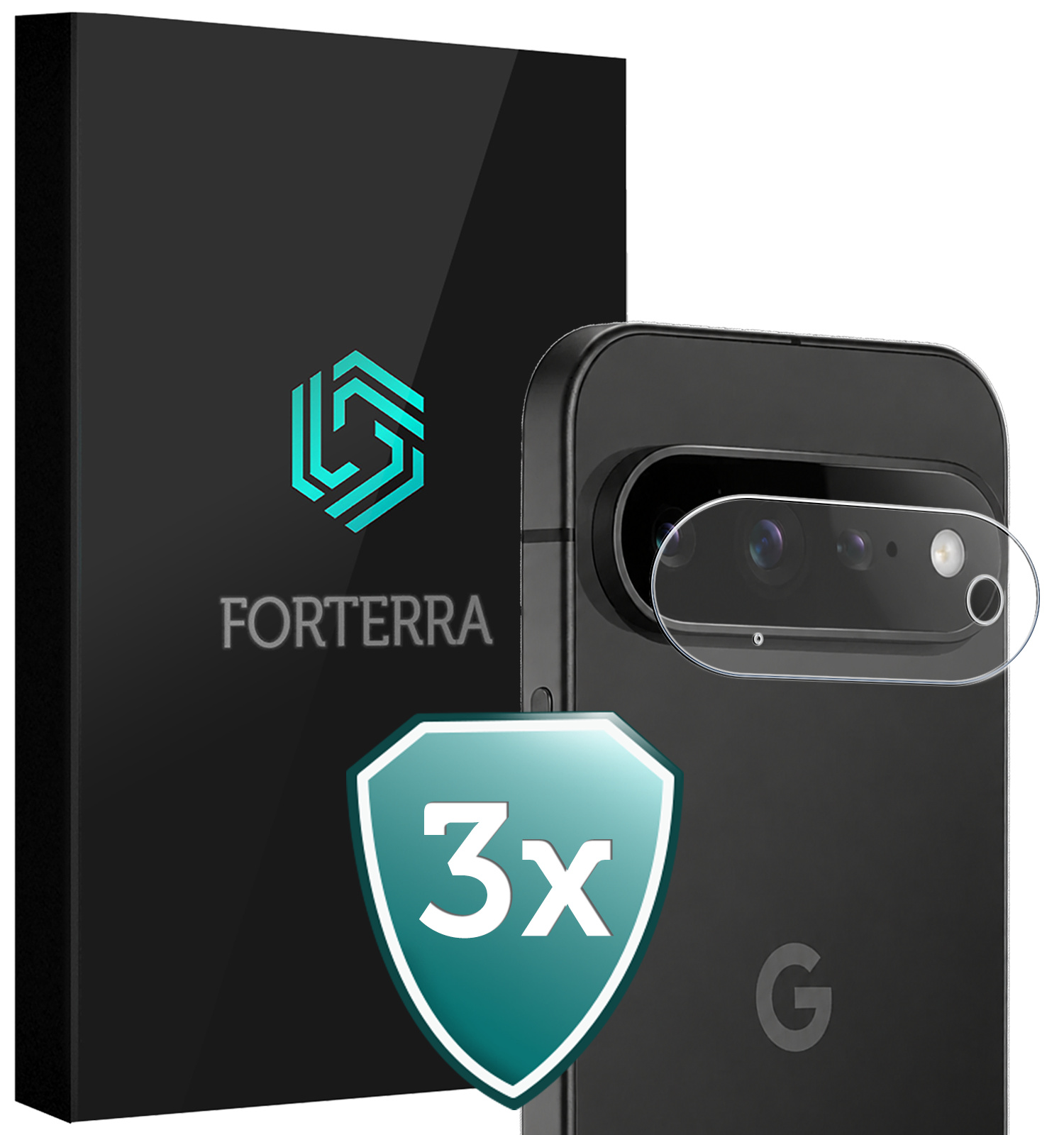 Forterra Forterra Google Pixel 11 Pro Camera Screenprotector - 3 PACK